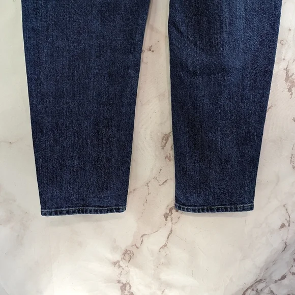 Everlane The Way High Jean Dark Wash Denim Straight Zip Fly Regular - Picture 9 of 11
